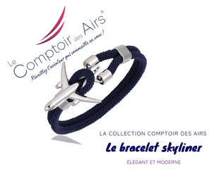 Ouvrir l&#39;image dans le diaporama, Bracelet Skyliner - 21 cm / BLEU MARINE - BRACELET
